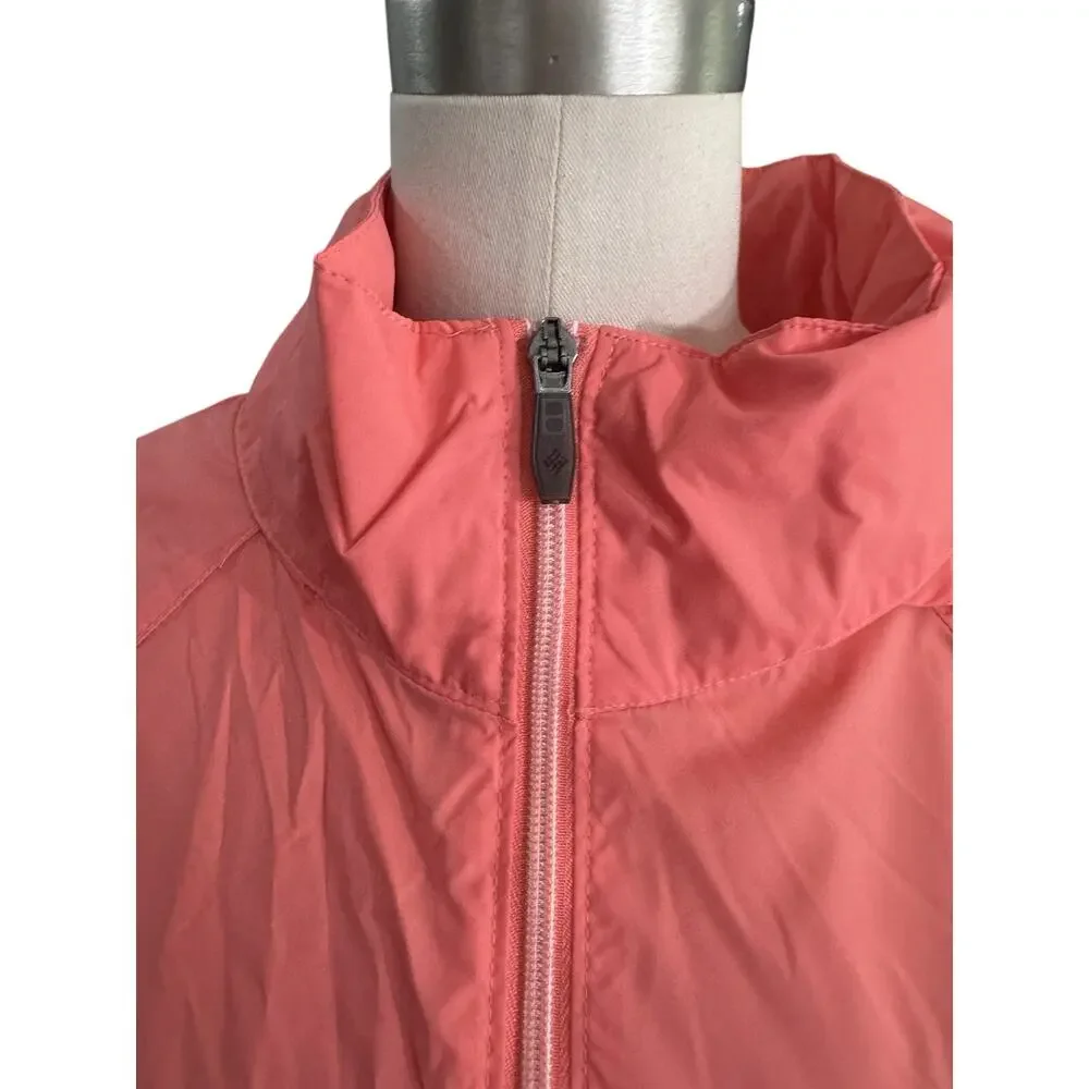 Columbia Women's Plus Size 3X Switchback II Jacket Pink Water-Resistant New